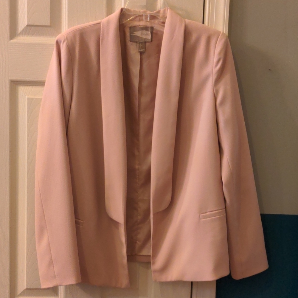 FOREVER 21 Blush Pink Blazer Size Large